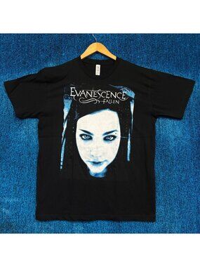 Evanescence Fallen Album Cover Poster Nu Metal Band Tee L